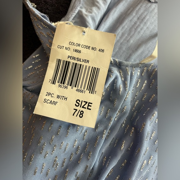 Glitter Drop Dress with Crystal Straps - Picture 7 of 8